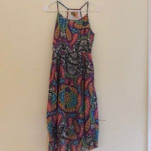 Colorful Nicole Miller spaghetti strap dress